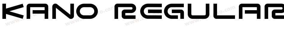Kano regular字体转换